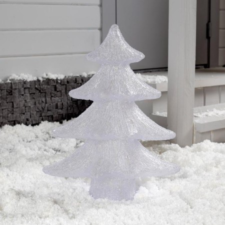 LED figure "Christmas tree" 45 × 60 × 24 cm, acrylic, 50 LED, 220 V, glow of multi (RGB)-1