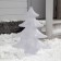 LED figure "Christmas tree" 45 × 60 × 24 cm, acrylic, 50 LED, 220 V, glow of multi (RGB)