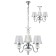 Betis 3x60W chandelier E14 chrome 49x49x98cm