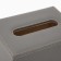 Salvetnitsa made of artificial leather, gray color 10 x 18 x 10 cm