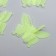 Plastic sticker phosphorus "butterflies" set 10 pcs 5.2x7.5 cm mix
