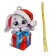 New Year's prefabricated pendant on the Christmas tree "New Year! Bunny "