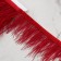 Braid with ostrich feathers, 8-10 cm, 5 ± 0.5 m, burgundy color