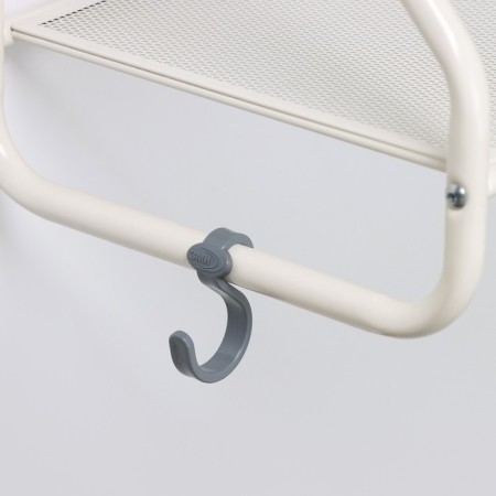 Wall -mounted shelf "Barcelona 11", 45 × 24.5 × 30 cm, white color-3