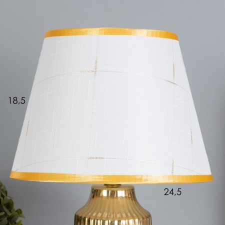 Table lamp "Nonaa" 1x40W E14 beige/gold 24x24x40cm-2