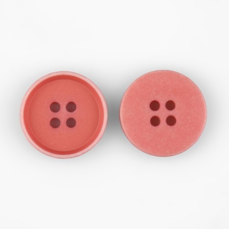 A set of buttons, 4 punctures, d = 20 mm, 10 pcs, pink color-2