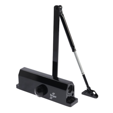 D150BL tundra door closer, up to 150 kg, black color