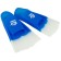 Training flippers atemi 500, silicone, size 43-44, blue/white color