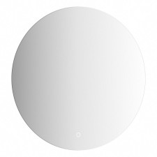 Зеркало с DEFESTO LED-подсветкой 15 Вт, 60х60 см, сенсорный выключатель, тёплый белый свет