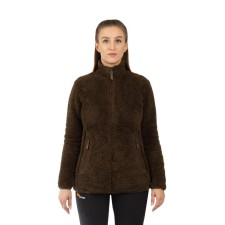 Women's sweatshirt PRIDE MANCHESTER, fleece, brown, rr 52-54 Height 170-176