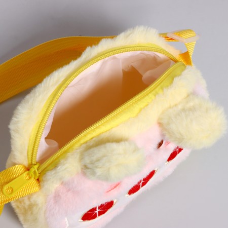 Children's "Bunny" bag, 18 cm, yellow color-3