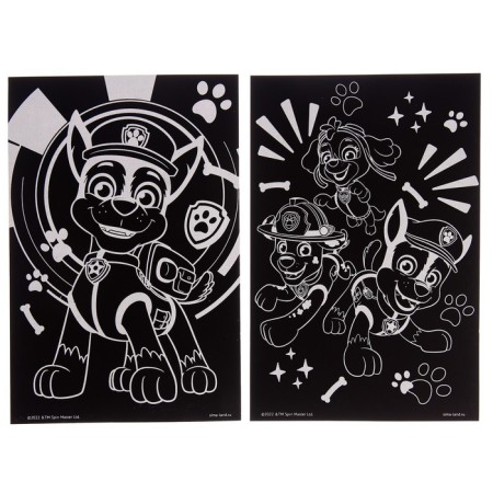 Set of engravings, A6 format, 2 pcs "Gonchik and Team", puppy patrol-1
