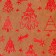 Craft package with embossing, round handle, "Christmas trees" 33 x 25 x 12 cm, 120 g