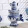Souvenir "Samovar", large, 27 x 20 cm, gzhel