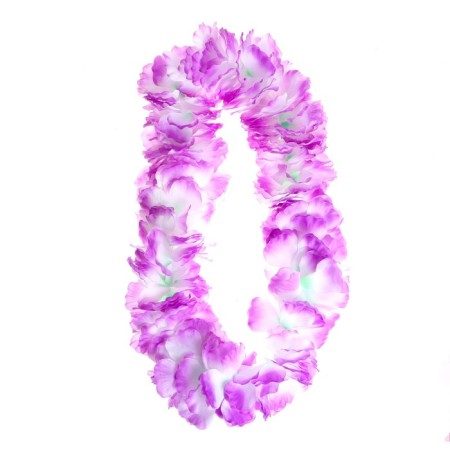 Hawaiian necklace "Lepsthek", purple color-1