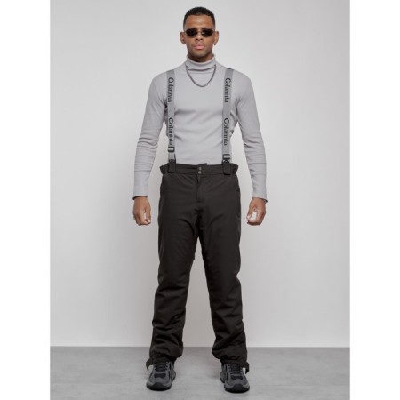 Semi-combinezone ski insulated male winter, size 52, dark gray color-12