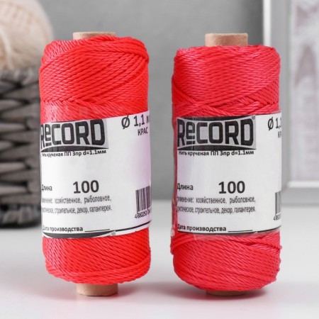 Washed 3-spinning polypropylene, d = 1.1 mm 100 m (red) mix