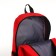 School backpack on a zipper, 4 pockets, red color