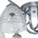 Ceiling lamp 6x60W E27, size 56x56x20 cm