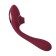Vibrator Oka-Fucks, with vacuum-wave clitoris stimulation, 20 modes, burgundy
