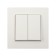 Tot Elegant switch, 10 a, 2 cl., Hidden, white