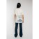 T -shirt adult, size 50, milk color