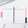 Planing with dividers "every day", soft cover, A5 format, 50 sheets