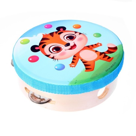 Tambourine "Mischievous Tigeron"-1