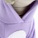 Sweatshirt with a hood "Bear", fleece, size L (DS 30, Osh 28, OG 43 cm), purple