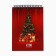 Gift set New Year's notebook A6, 40 liters and a curly candle "Happiness in the new year!"