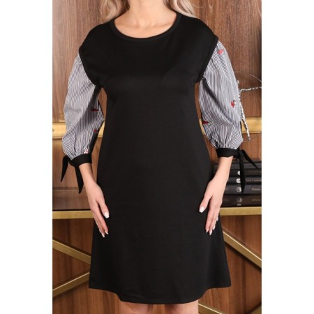 Women's dress, size 44, black color-13