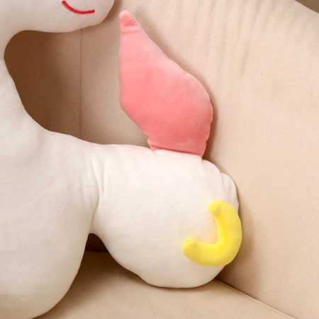 Soft toy "Unicorn", 45 cm, white color-2