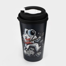 A plastic glass with a cosmonaut valve, 550 ml