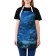 Apron kitchen with a photo print "Moonlight", adjustable, size OS