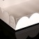 White cookie box, 10.5 x 20 x 3 cm