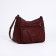 Lurch bag with lightning, dark red color