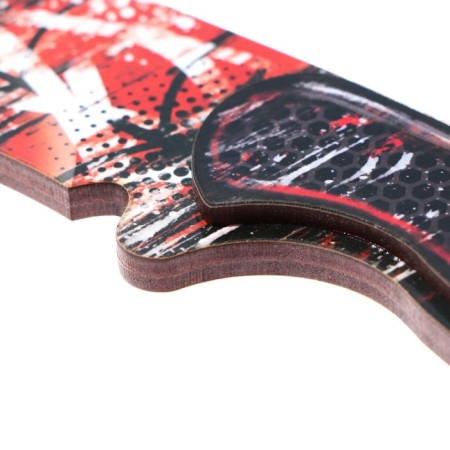 Wooden knife machete "Spider", length 43 cm-5
