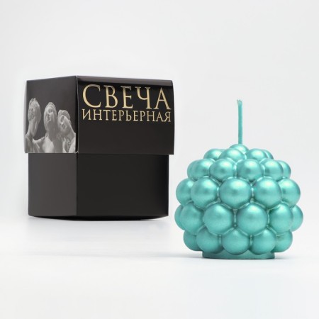 Figure candle "Babble" Round, 5.5x5.5 cm, tiffany, in the box-3