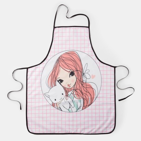 Apron Ethel Love Life "Leia" 70x80cm, 100%PE-1