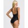 Women's swimsuit for the ATEMI SWAE 03C pool, black/gray color, size 42