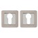 Punto et qr sn/cp-3 cylinder lining, matte chromium/chrome color