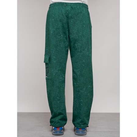 Sports male pants, size 52, green color-18