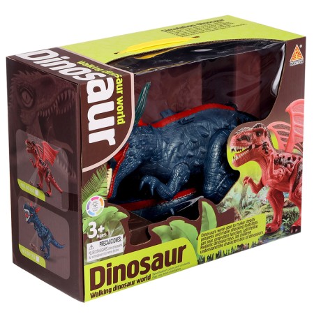 The dragon is radio -controlled, breathes steam, light and sound effects, works from batteries-12