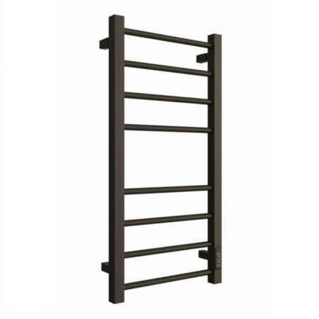 Electric towel "Dvin" S Plaza Neo, 800x400 mm, dimmer, black matte