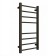 Electric towel "Dvin" S Plaza Neo, 800x400 mm, dimmer, black matte