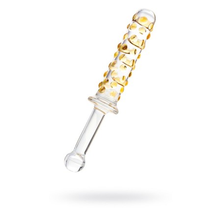 Sexus Glass bilateral phallimitator, glass, transparent, 25 cm