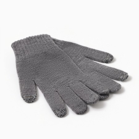 Male gloves, dark gray color, size 22