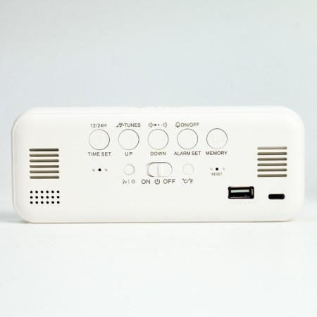 Electronic desktop watches with an alarm clock, with a suspension, 2400 mAh, 3.5 x 7 x 26.5 cm-3