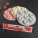 Form for jewelry of the share "Donuts", silicone, 15.5 × 1.3 cm, 7 cells, color mix