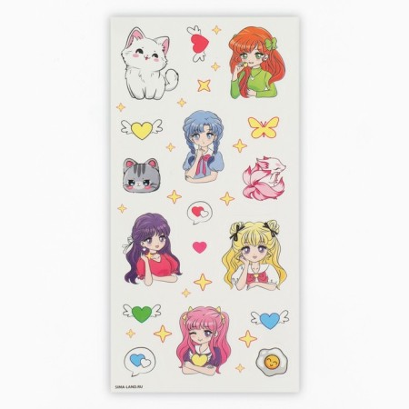 Set for creating acrylic key fobs with stickers "Be in trend"-11